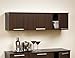 Prepac Coal Harbor Wall Mounted Hutch, Espresso