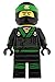 LEGO Ninjago 9009204 Sky Pirates Lloyd Kids Minifigure Light up Alarm Clock | Green/Black Plastic | 9.5 inches Tall | LCD Display | boy Girl | Official