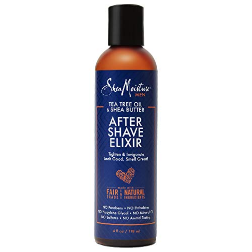 Sheamoisture After Shave Elixir for Dry Skin Tea Tree Oil and Shea