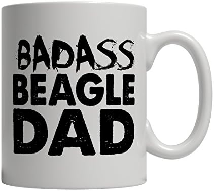 Funny Beagle Mug - Badass Beagle Dad - Imprint America