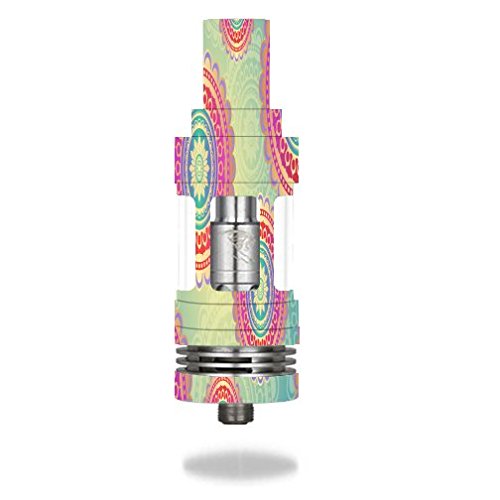 Sense Herakles Sub Ohm Tank Vape E-Cig Mod Box Vinyl DECAL STICKER Skin Wrap / Pink Paisley Print