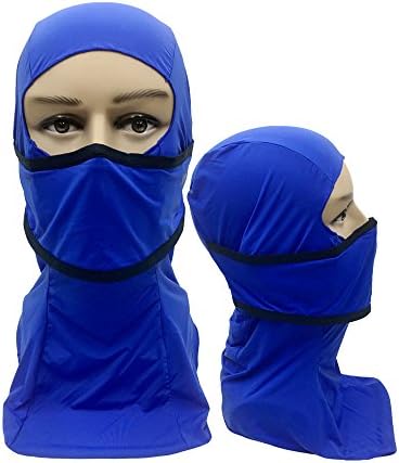 Balaclava Mask Windproof Ski Mask Cold Weather Face Mask Motorcycle Neck Warmer Sun Protection, 2017 New Design Products! (Blue)