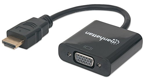 Manhattan 151467 Video Adapter HDMI/VGA, Black