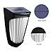 OPERNEE Solar Lights Outdoor, (2 Pack) Wireless 10 Led Solar Fence Lights Waterproof Auto ON/Off Wall Decorative Lights for Porch, Patio, Deck, Yard, Garden
