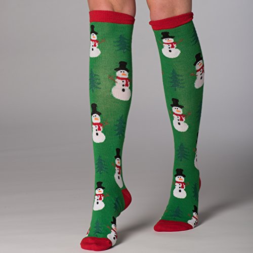 Fun Holiday Socks 2-Pack - Christmas & Hanukkah Novelty Crew Socks (One Size Fits Most)