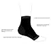 Plantar Fasciitis Sleeve - Arch Support, Heel Pain, Compression Sock Foot Sleeve (Black, OP)