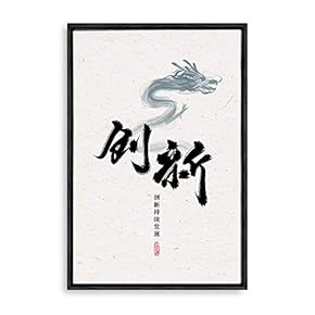Framed Canvas Wall Art Entrepreneurship Canvas Prints Home Artwork Decoration for Living Room,Bedroom - 16x24 inches