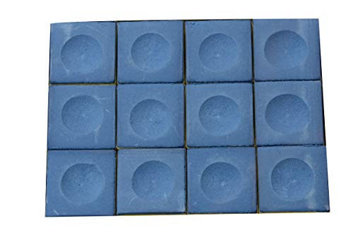 MUZOCT 12Pack Billiard Chalks Accessories for Pool Cues and Billiards Sticks Tips
