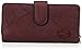 Buxton Women's Heiress Checkbook Wallet, Burgundy, One Size
