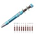 9 in 1 Disassembly Precision Screwdriver Set Pen Style Pocket Repair Tools with 5 Point Pentalobe Phillips Torx T4 T5 T6 T8 for Cellphone iPhone Laptop Macbook