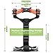 MoreFarther Professional Slingshot Stainless Steel Outdoor Hunting Sling Shot High Velocity Catapult with 2 Rubber Bands and 200 Extra Slingshot Ammo (Black-200 Slingshots Ammos)