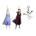 Hallmark Frozen 2 Elsa, Anna and Olaf Christmas Ornaments, Set of 3