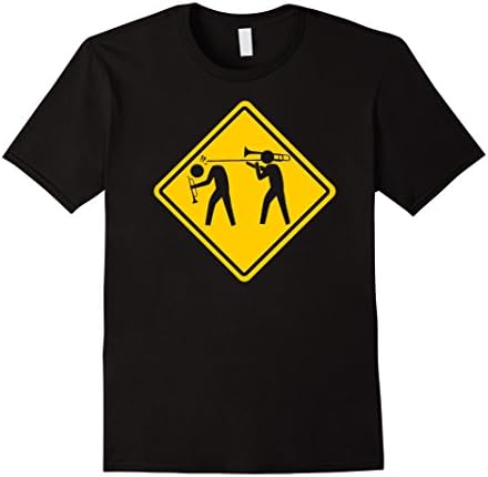 Mens Funny Trombone Tshirt . Trombonist Tshirt Medium Black