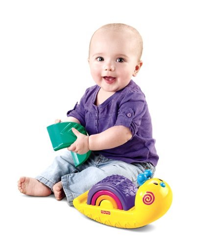 Fisher-Price Growing Baby: Rainbow Snail Stacker