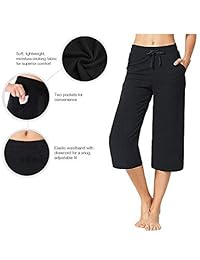 MYIFU Pantalones capri para mujer para yoga activo