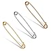 Puentes Denver 3 Pcs Set - Safety Pin Style Collar Bar, with Storage Box