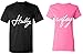 Hubby & Wifey - Matching Couple Shirts - His and Her T-Shirts - Love Tees