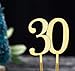 Gold Acrylic Large Numbers with a crown 0-9 Cake Toppers Table Numbers 7