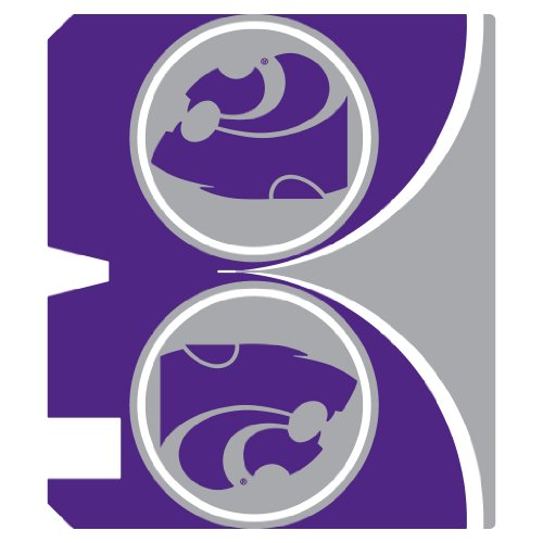 VictoryStore Yard Sign Outdoor Lawn Decorations: Kansas State University Magnetic Mailbox Cover (Design 3).