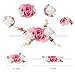 NCMAMA Baby Girls Hair Bows Headbands Floral Stretch Nylon Bands For Toddler Kids Hair Bands Pack Of 3 (17
