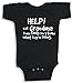 Lil Shirts Help Call Grandma Baby Bodysuit