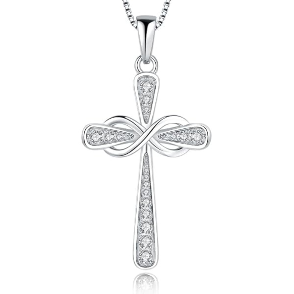 JewelonFire Sterling Silver A To Z Initial Cutout Heart Pendant Necklace, White