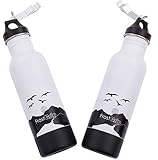 Beer Bottle Insulator Beverage Keeper - 12oz 2 pack with Opener keeps Craft Beer or Soda cold perfect for Tailgate party College student camping or the lake