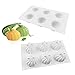 Joho Silicone Molds for Mousse Cake, 3D Silicone Baking Molds Cakes, Mousse Dessert Mold for Chocolate Pudding Pastry,Pumpkin Shapes,6-Cavity