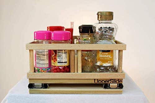 Amazon.com: Pull Out Sliding Shelf Small Spice Rack Caddy ...