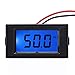 DROK® Two Wires AC 80-300V 10-199.9HZ Digital Frequency Counter Cymometer Frequency Monitor Tester Panel Gauge 3 Digits Blue Backlight LCD Display