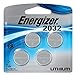Energizer 2032BP-4 3 Volt Lithium Coin Battery - Retail Packaging (2 x Pack of 4)