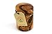 Thirteen Chefs Tramanto Olive Wood Spice Jar and Pot for Storing Cooking Spices, Herbs