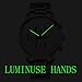 NIBOSI Men's Watches Luxury Fashion Casual Dress Chronograph Waterproof Military Quartz Wristwatches for Men Stainless Steel Band