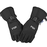 Thinsulate Mens Ski Gloves Waterproof,Warm for Skiing Snow Snowboard Winter Cold Weather Glove