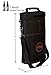 Vina 2 Bottle Wine Tote Carrier, Portable Insulated Carrying Bag Wine Holder with Adjustable Shoulder Strap + Corkscrew - Great Gift, Perfect for Travel, Beach Day