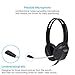 Cyber Acoustics USB-A Stereo Headset (AC-4006) - Durable, Crisp, and Clear Communication in K-12 Classrooms or Home, Made with 60 Percent Recycled Plastic