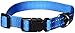 Reflective Dog Collar for Medium Dogs, Adjustable from 12-17 inches, Turquoise