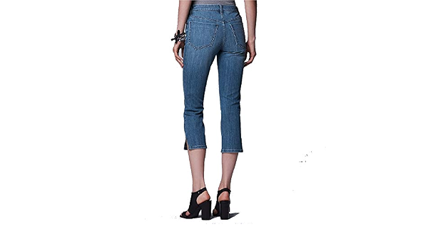 Jeans Capri Side Slit Vera Wang 