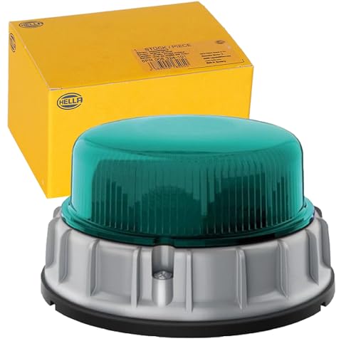 HELLA 2XD 011 557-131 LED-Strobe-type Beacon - K-LED 2.0 F - 12/24V - Green