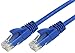 Cables Direct Online Blue 50ft Cat6 Ethernet Network Cable RJ45 Internet Modem Patch Cord