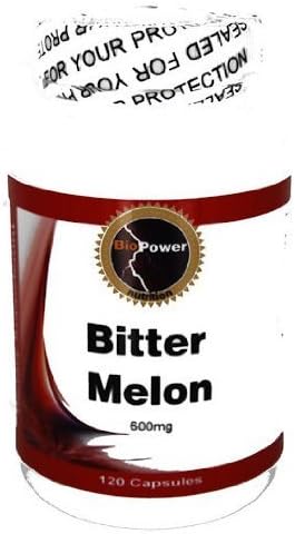 Bitter Melon Extract # 600mg, 120 Capsules Used To Regulate Blood Sugar Levels Within The Normal Limits by BioPower
