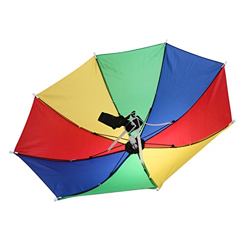 Autumn Water Portable Usefull Umbrella Hat Sun Shade Waterproof Outdoor Camping Hiking Fishing Festivals Parasol Foldable Brolly Cap 55cm - Thumbnail 5
