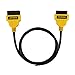 AUTOAND Wired 150cm OBD2 16Pin Male to Female Extension Cable Diagnostic Extender Cord, Yellow (Round 16 Pin 150cm)