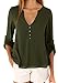 Happy Sailed Women 2018 Casual Chiffon Button V Neck Blouses Shirts,Small Green
