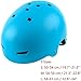 OUWOER Skateboard Bike Helmet, Adjustable Lightweight, Multi-Sport Helmets for Bicycle Skate Scooter, 3 Sizes for Kids Youth & Adult
