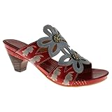 Spring Step Women's Carlina Leather Slide Sandals