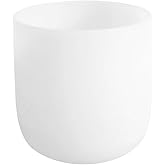 ENERGYSOUND 432Hz C Root Chakra Frosted Quartz Crystal Singing Bowl 7"