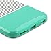 ULAK iPhone 6 Plus Case,iPhone 6S Plus Case, Slim Dual Layer Protection Scratch Resistant Hard Back Cover Shock Absorbent TPU Bumper Case for Apple iPhone 6/6S Plus 5.5 inch-Minimal Mint Stripe