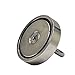 Fishing Magnet - 500 LBS Pull Force Neodymium Magnet for Magnet Fishing, 2.95” Diameter Strong Heavy Duty Magnets by HIPPO MAGNETS