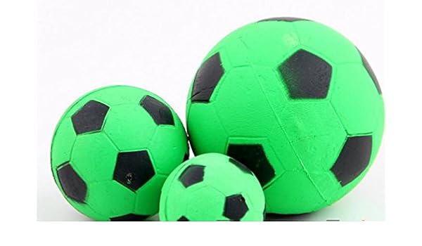 hanhanle® Mascota Perro Fluorescente color elástico sólido pelota ...